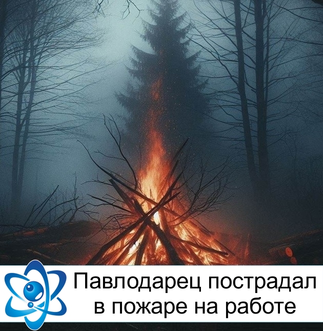 Павлодарец пострадал в пожаре на работе